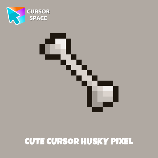 Cute Cursor Husky Pixel